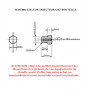 Injecteur gaz ou gicleur gaz de 0,47mm pour cuisinière BRANDT