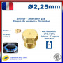Gicleur gaz bouteille 2.25mm 225 cuisinière gazinière