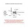 Gicleur gaz de ville 0.72mm 72 cuisinière plaque cuisson